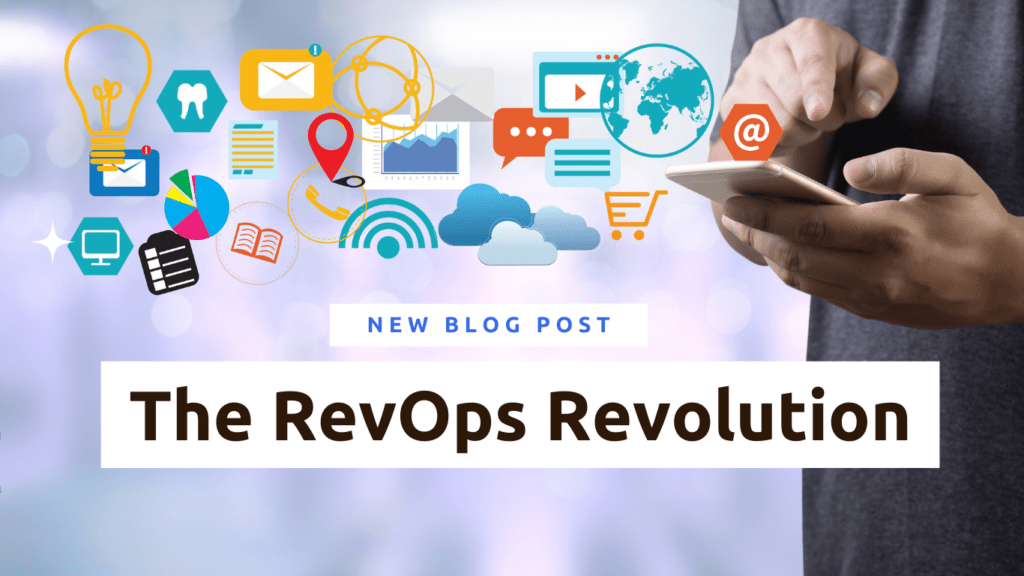 Image announcing new Growth Geyser's blog post titled 'The RevOps Revolution'