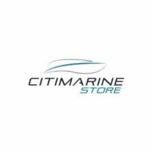 Logo of Citimarine Store featuring a stylized wave above the company name, symbolizing marine and boating supplies.